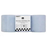 Chef's Essentials 2Ply Blue Centrefeed Rolls  Adomoo